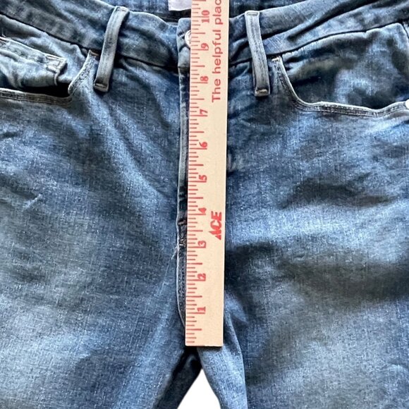 FRAME Le Crop Mini Bootcut Jeans w/ Raw Hem - Cairo Wash – Size 28 - Picture 6 of 10